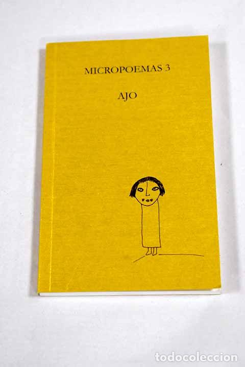 Livres: Micropoemas 3: Ajo: Arrebato Libros..- Ajo
