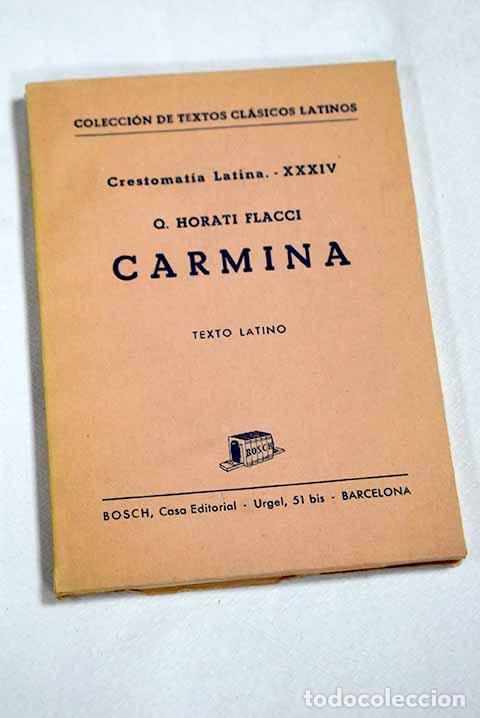 Livres: Carmina: texto latino.- Horacio Flaco, Quinto