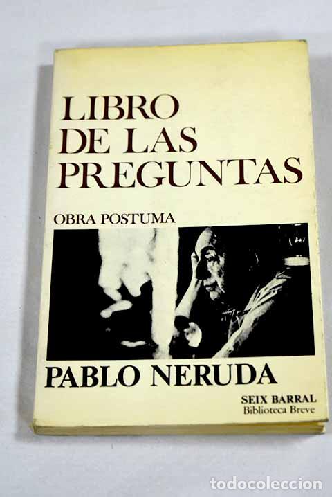 Livros em segunda m&atilde;o: Libro de las preguntas.- Neruda, Pablo