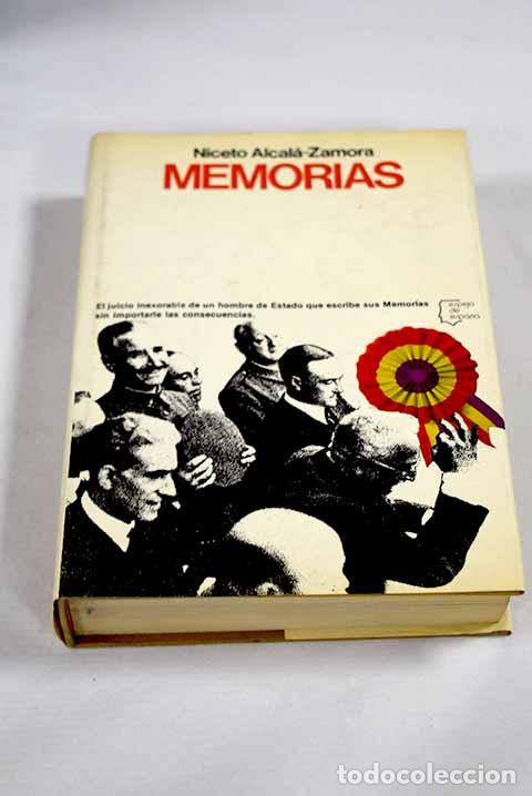 Livros em segunda m&atilde;o: Memorias: (segundo texto de mis memorias).- Alcal&aacute; Zamora, Niceto