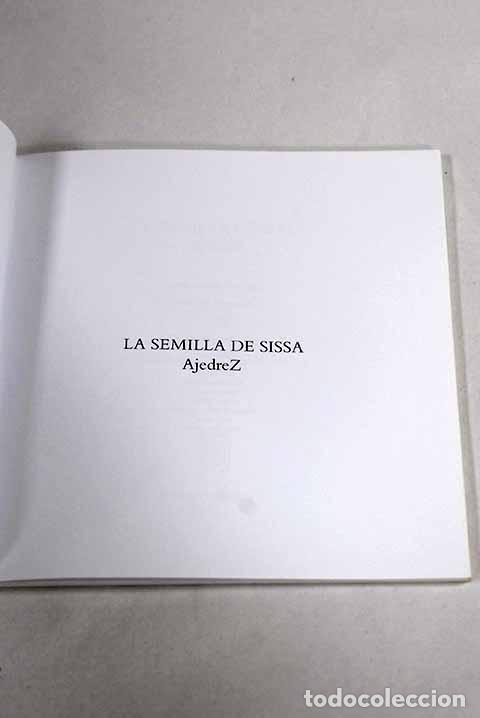 Livros em segunda m&atilde;o: La semilla de Sissa: ajedrez.- Scala, Eduardo