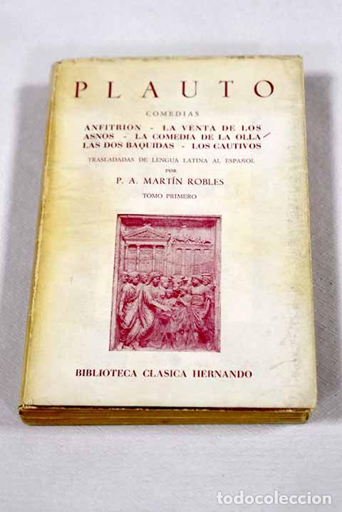 Libros: Comedias, tomo I: Plauto.- Plauto - Foto 1