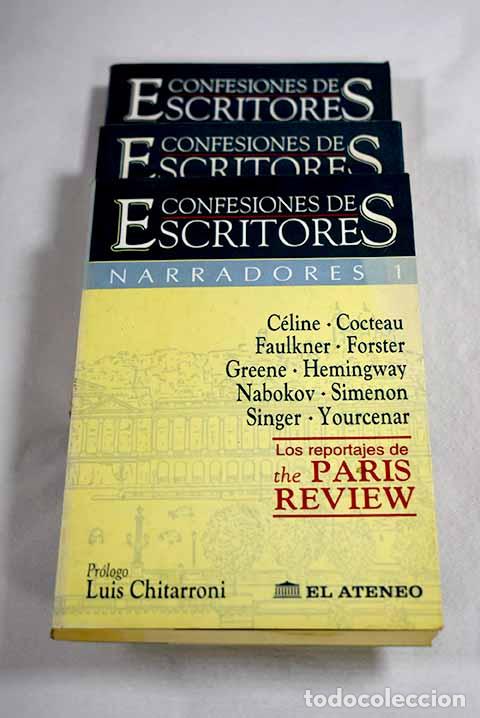 Livros em segunda m&atilde;o: Confesiones de escritores: narradores
