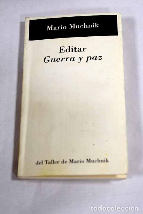 Libros: Editar Guerra y paz .- Muchnik, Mario - Foto 1