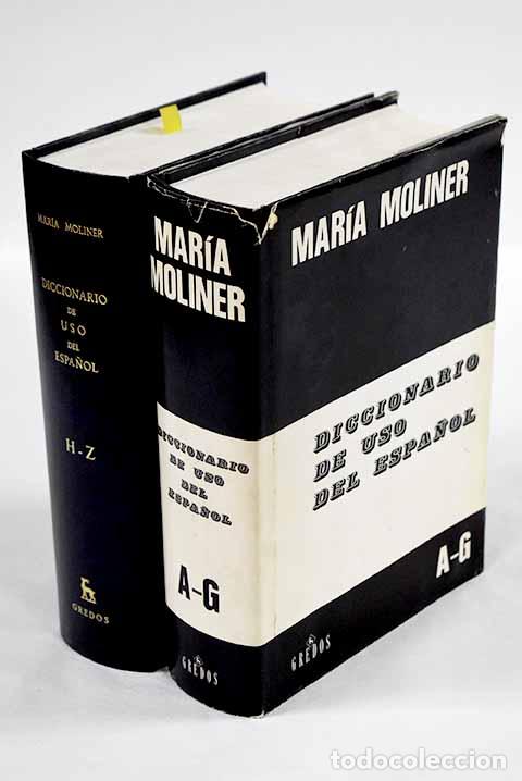 Libros: Diccionario de uso del espa&ntilde;ol.- Moliner, Mar&iacute;a