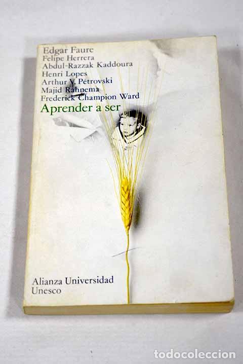 B&uuml;cher: Aprender a ser: la educaci&oacute;n del futuro