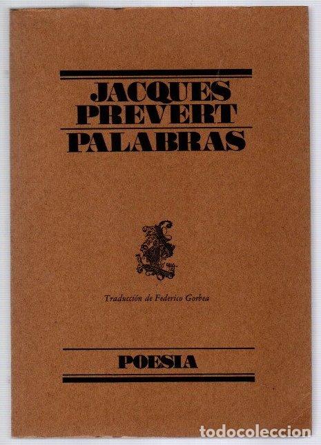 Libros: Palabras - Pr&eacute;vert, Jacques - Foto 1