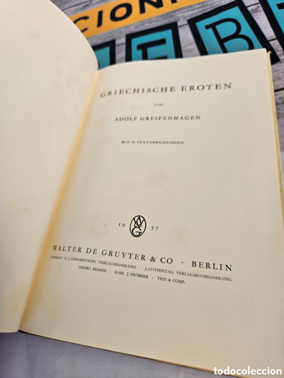Libros: ADOLF GREIFENHAGEN. GRIECHISCHE EROTEN - Foto 4