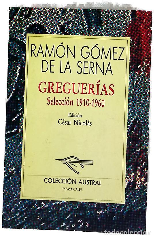 Libros: Greguer&iacute;as selecci&oacute;n 1910-1960