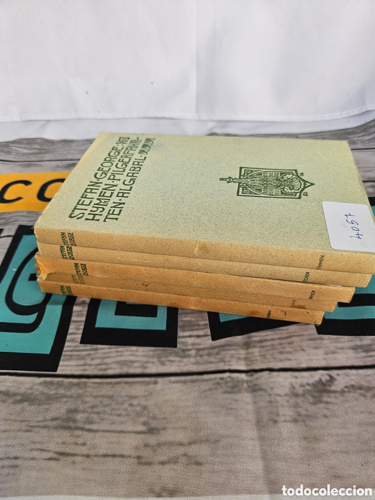 Libros: 5 LIBROS STEFAN GEORGE. HYMNEN PILGERFAHRTEN ALGABAL. DIE B&Uuml;CHER DER HIRTENUND. EINZELAUSGABE