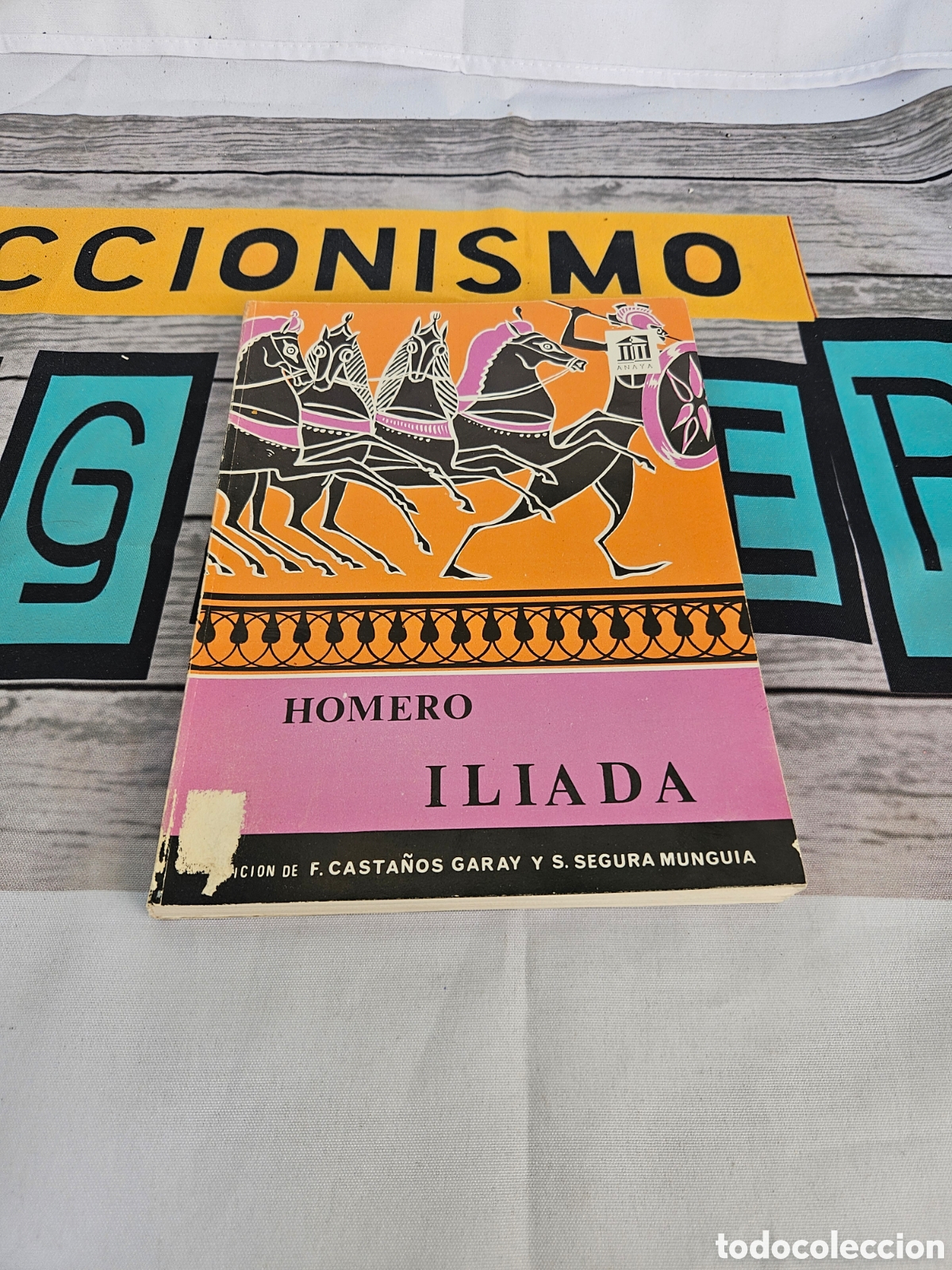 Libros: HOMERO ILIADA. F. CASTA&Ntilde;OS GARAY Y S. SEGURA MUNGUIA