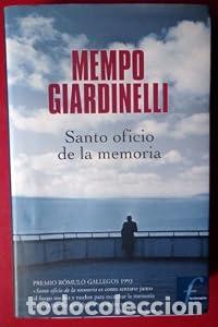 Livres: SANTO OFICIO DE LA MEMORIA - MEMPO GIARDINELLI