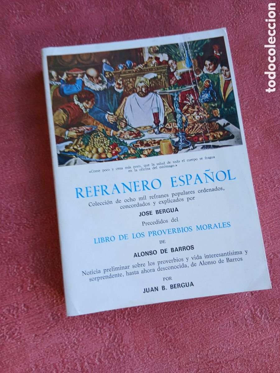 Libros: Refranero espa&ntilde;ol. Selecci&oacute;n de Jos&eacute; Bergua.