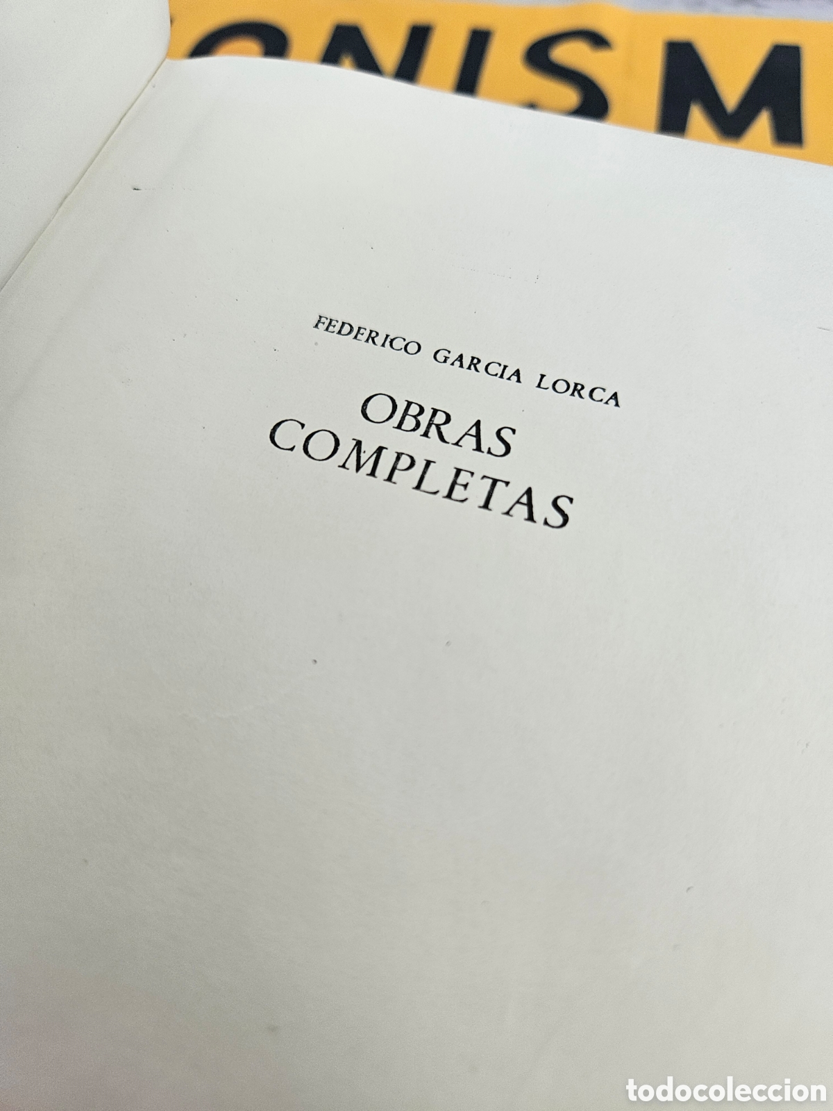 Libros: FEDERICO GARCIA LORCA. OBRAS COMPLETAS. AGUILAR - Foto 4