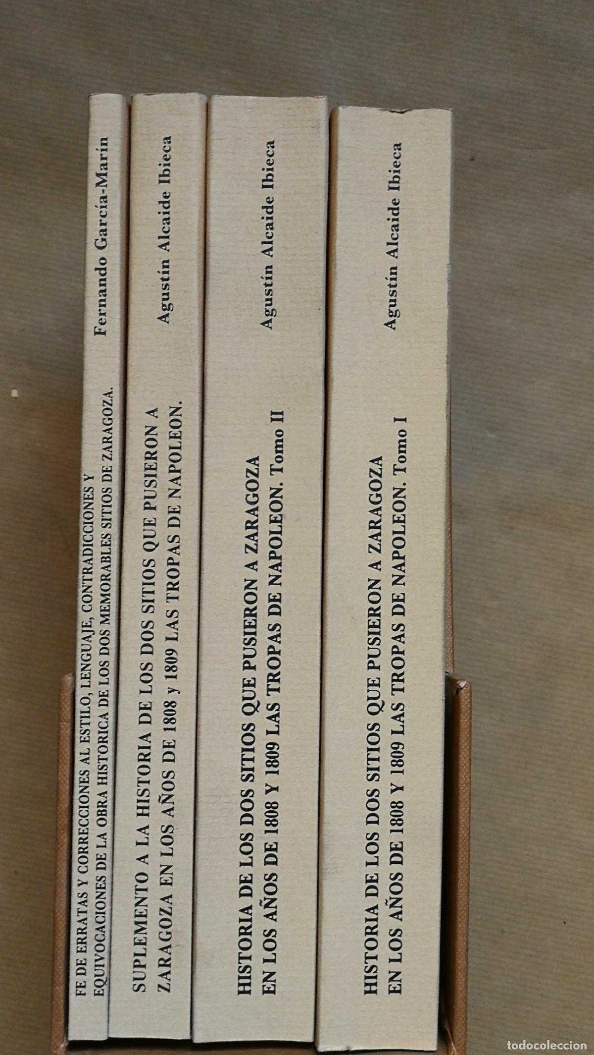 Livros em segunda m&atilde;o: &rdquo;Historia de los dos sitios que pusieron a Zaragoza en los a&ntilde;os de 1808 y 1809 Las tropas de Napole&oacute;
