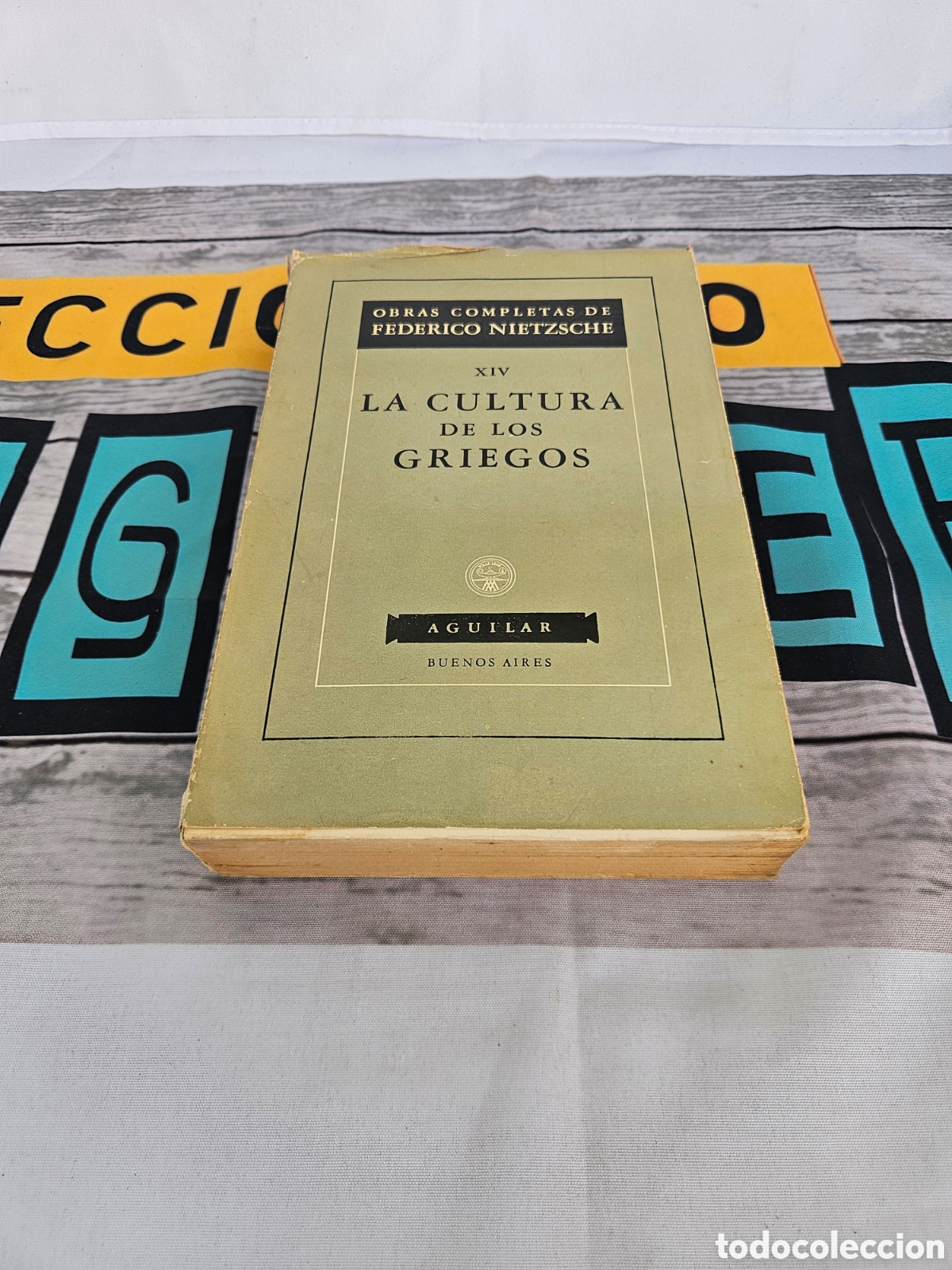 Libros: OBRAS COMPLETAS DE FEDERICO NIETZSCHE XIV LA CULTURA DE LOS GRIEGOS. AGUILAR. BUENOS AIRES