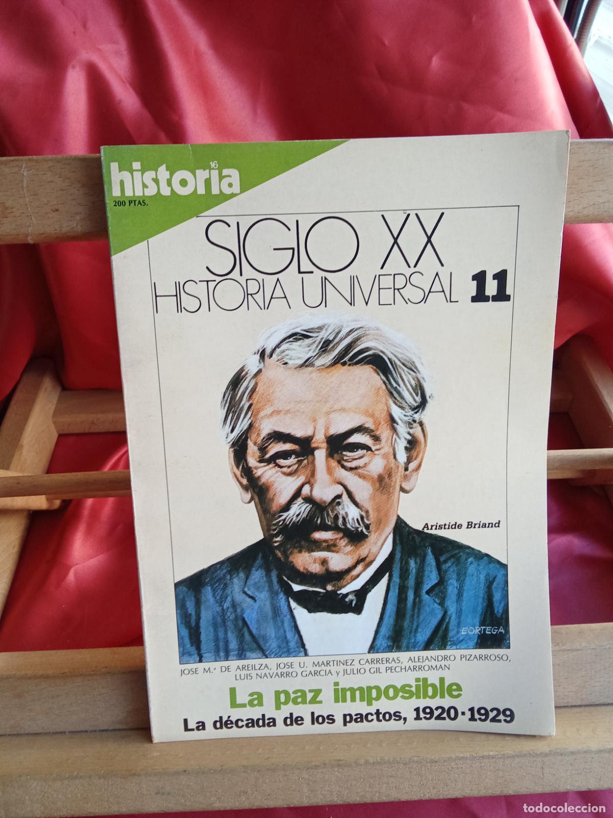 Libros: Siglo XX - Historia universal 11: La paz imposible L.20558-1272