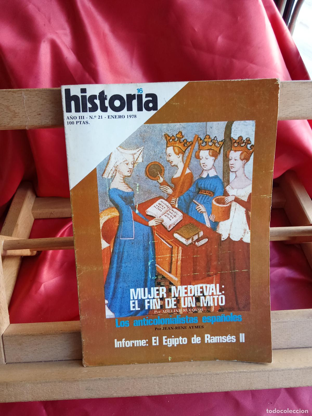 Libros: Historia 16: A&ntilde;o III, N&ordm;21, Ener 1978. Mujer medieval: el fin de un mito L.20558-1274