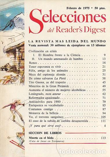 B&uuml;cher: SELECCIONES DEL READER'S DIGEST. FEBRERO 1975 - SELECCIONES DEL READER'S DIGEST