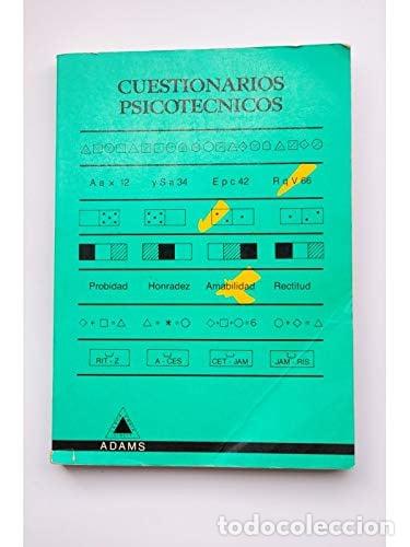 Libros: Cuestionarios psicot&eacute;cnicos