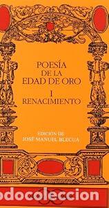 Libros: Poes&iacute;a de la Edad de Oro I. Renacimiento - Varios autores