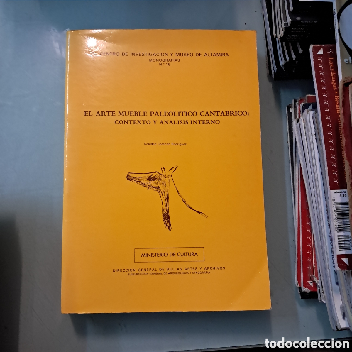 Libros: Soledad Corchon Rodr&iacute;guez, El arte mueble paleol&iacute;tico cantabrico, n&uacute;mero 16