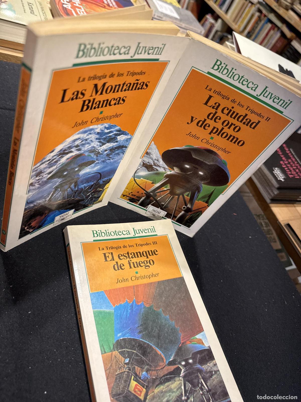Libros: La Trilog&iacute;a de los Tr&iacute;podes (Tres vol&uacute;menes) - John Christopher - Foto 2