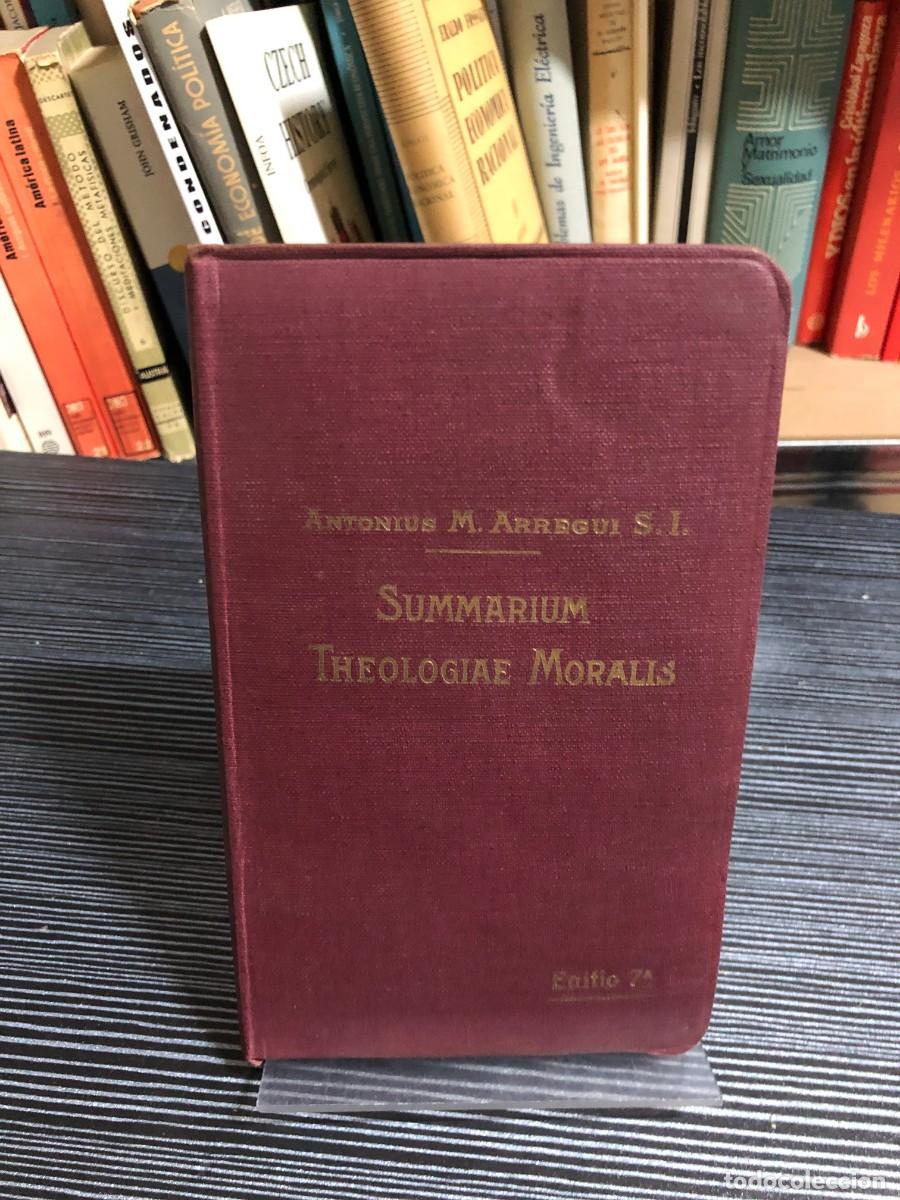 Livros em segunda m&atilde;o: Summarium Theologiae Moralis (1922) Antonio M. Arregui, S. I.