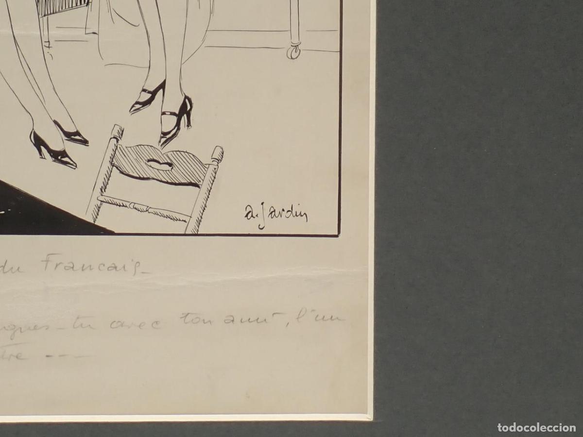 Libros: Dibujo original de A. Jardin - JARDIN, A. - Foto 3