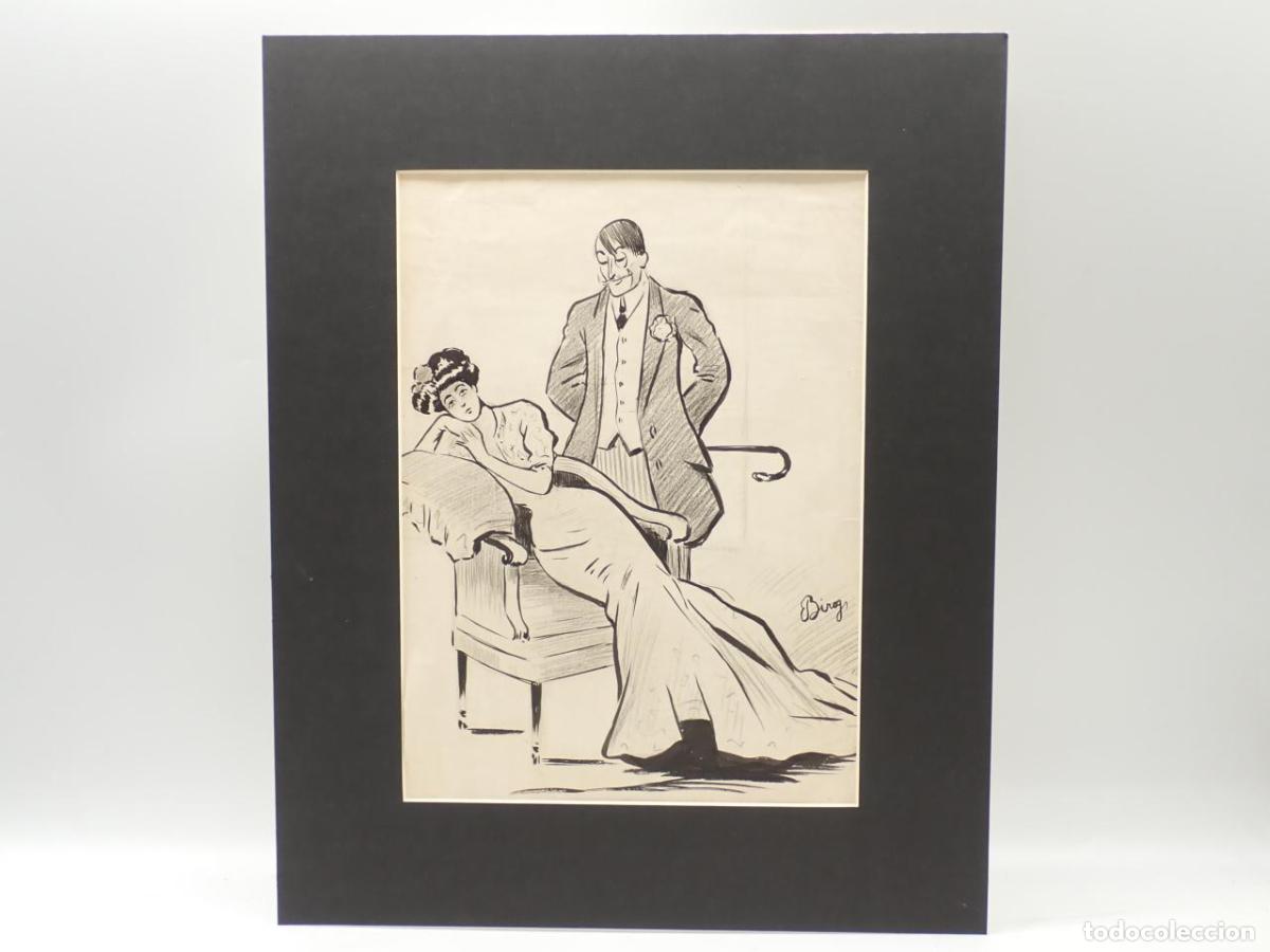 Libros: Dibujo original firmado Birog - BIROG