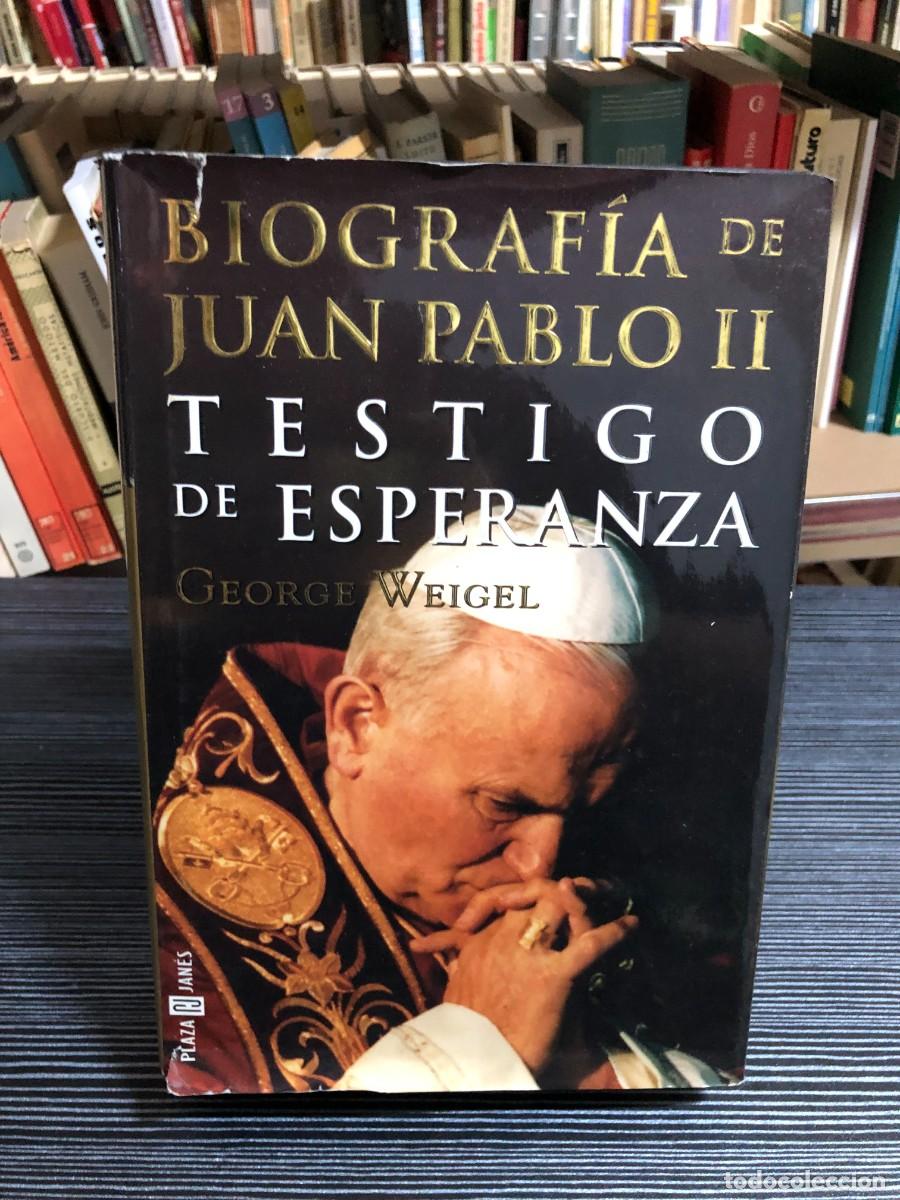 Libri di seconda mano: Biograf&iacute;a de Juan Pablo II: Testigo de Esperanza George Weigel