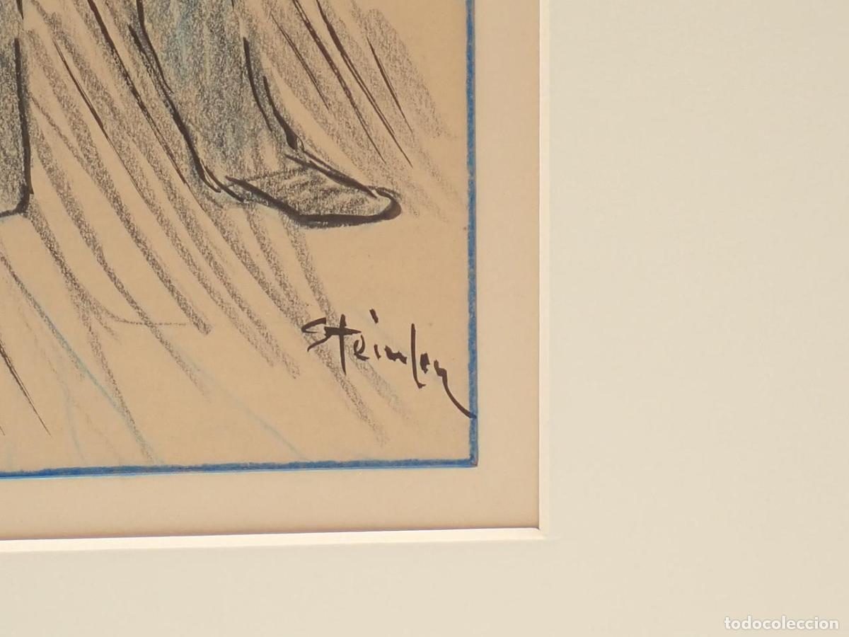 Libros: Dibujo original de Steinlen - STEINLEN, Th&eacute;ophile Alexandre - Foto 3