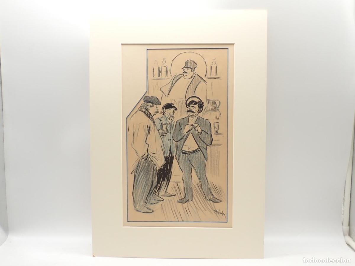 Libros: Dibujo original de Steinlen - STEINLEN, Th&eacute;ophile Alexandre
