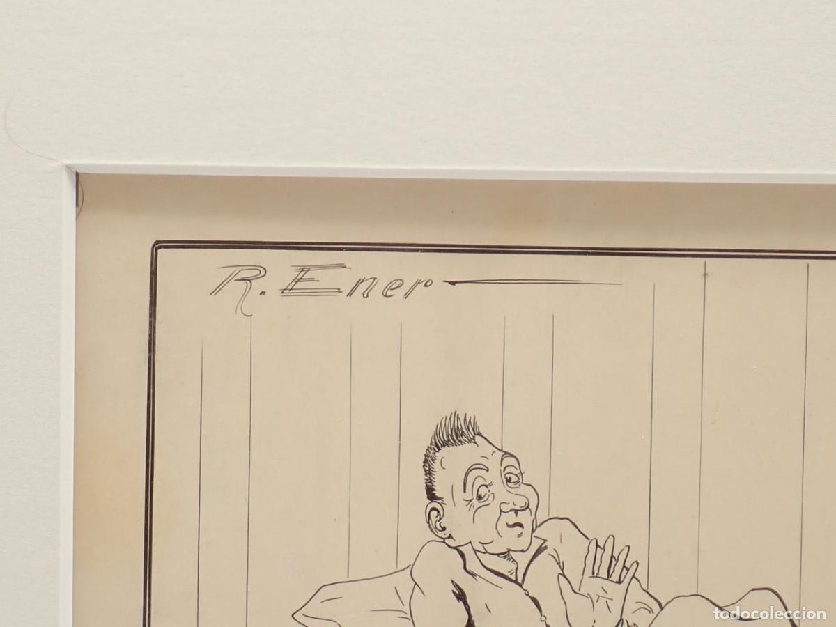 Libros: Dibujo sat&iacute;rico original de R. Ener - ENER, R. - Foto 3