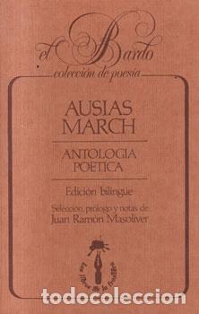 B&uuml;cher: Antolog&iacute;a po&eacute;tica. Edici&oacute;n Biling&uuml;e - Ausias March