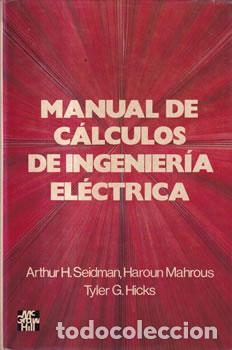 Livros em segunda m&atilde;o: Manual de c&aacute;lculos de ingenier&iacute;a el&eacute;ctrica - VV.AA