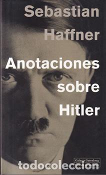 Livros em segunda m&atilde;o: Anotaciones sobre Hitler - Sebastian Haffner