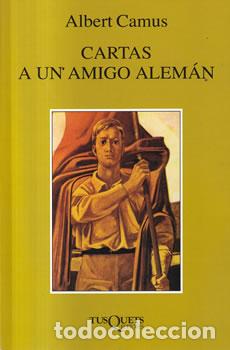 Libros: Cartas a un amigo alem&aacute;n - Albert Camus