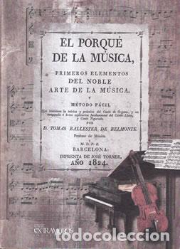 Livros em segunda m&atilde;o: El porqu&eacute; de la m&uacute;sica - D. Tomas Ballester de Belmonte