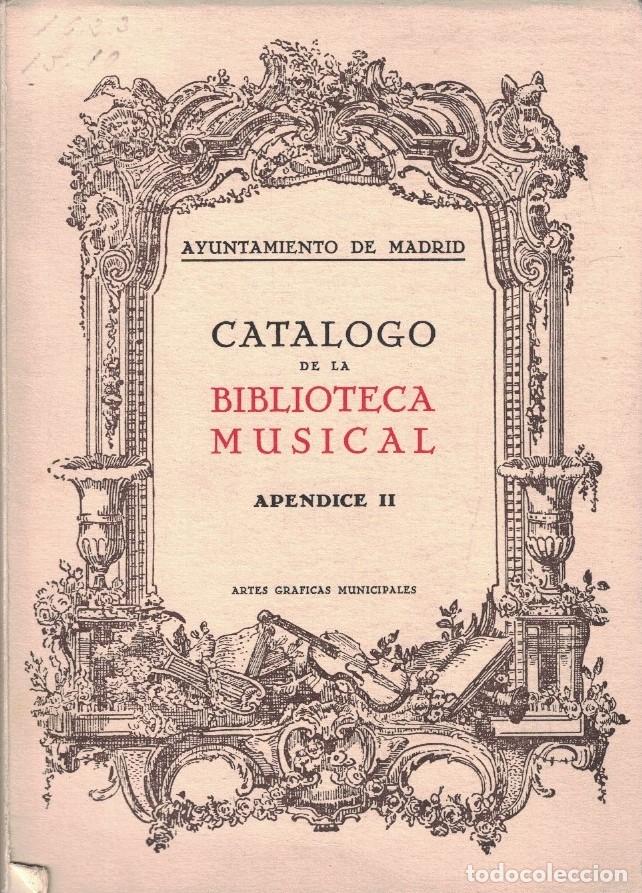 Libros: CAT&Aacute;LOGO DE LA BIBLIOTECA MUNICIPAL. AP&Eacute;NDICE II. - Espinos Orlando. Juana,