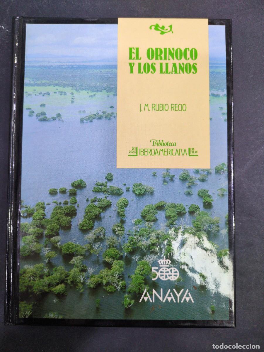 Livres: El Orinoco y los llanos j. M rubio recio biblioteca iberoamericana Anaya