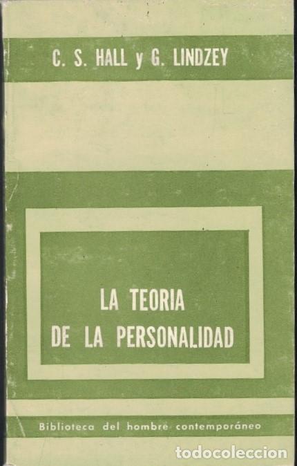 Livres: LA TEOR&Iacute;A DE LA PERSONALIDAD. - Hall / Lindzey.