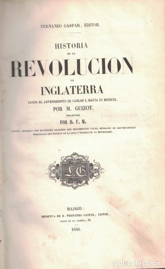 Libros: HISTORIA DE LA REP&Uacute;BLICA DE INGLATERRA Y DE CROMWELL, DESDE SU INSTALACI&Oacute;N HASTA LA MUERTE DEL PRO