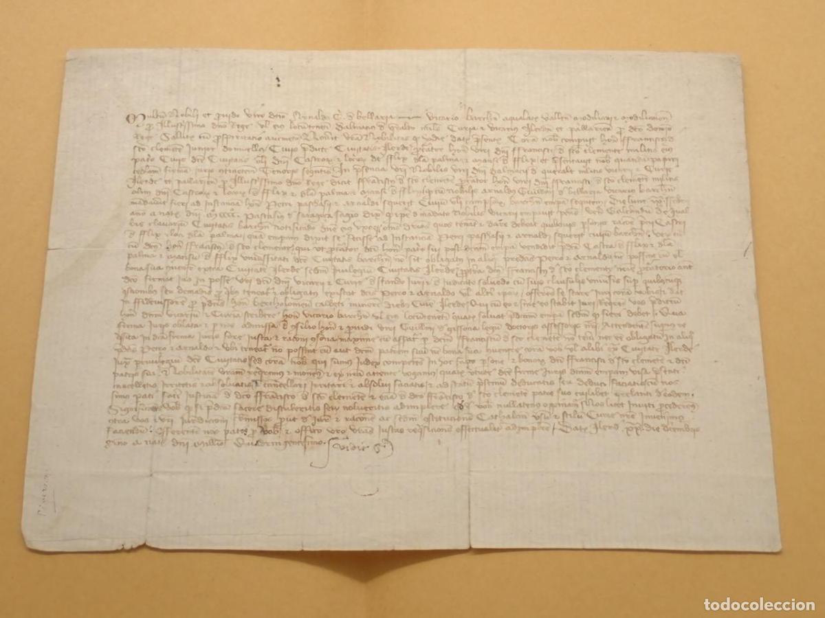 Libros: Manuscrito sobre papel en lat&iacute;n fechado en L&eacute;rida a 20 de diciembre de 1400 y referido a D. Arnaldo
