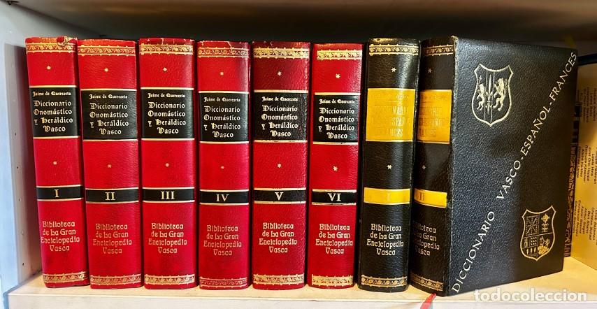 Livres: Diccionario onom&aacute;stico y her&aacute;ldico Vasco, completo en seis tomos junto con el Diccionario vasco-espa