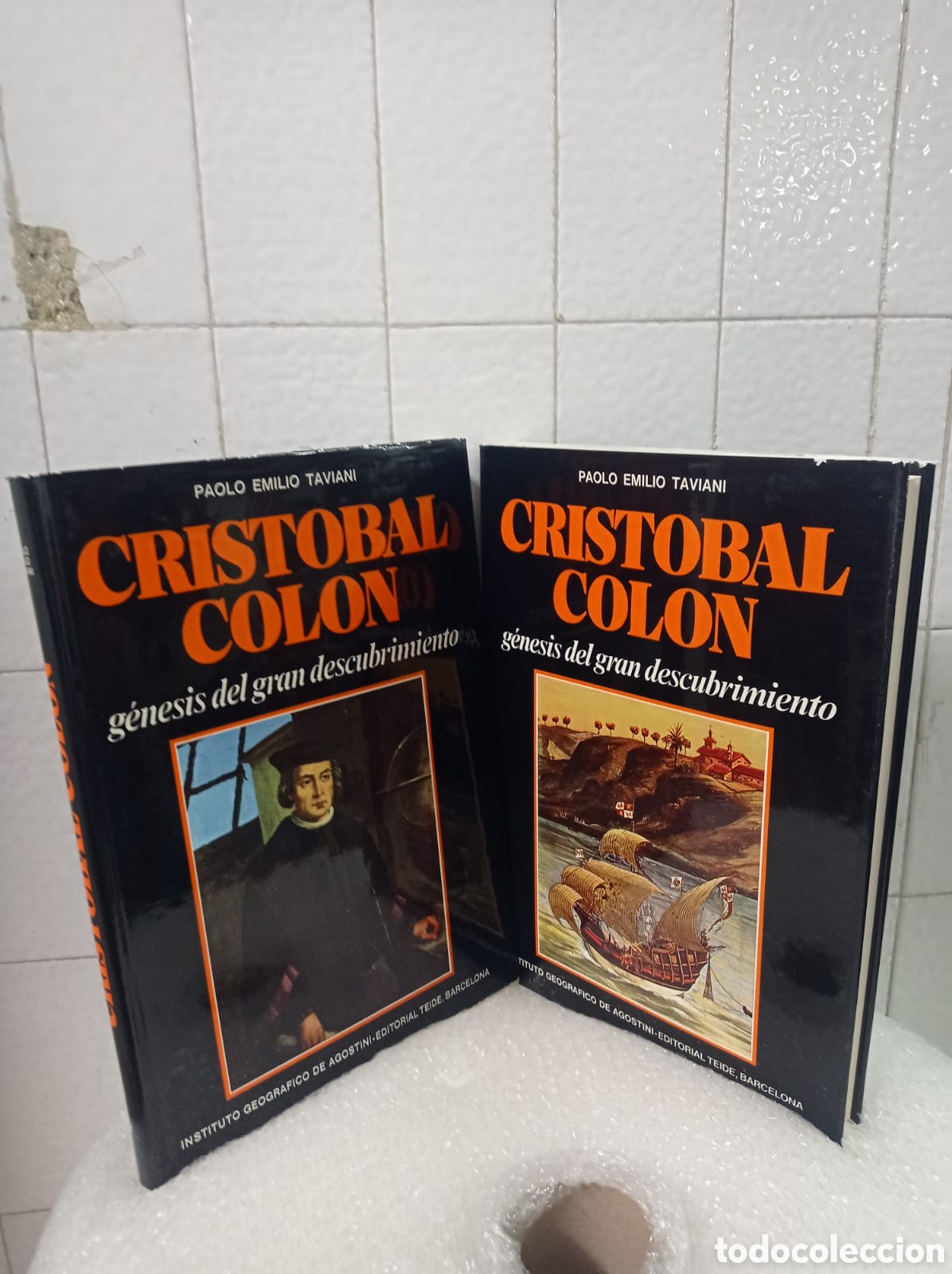 Libros: Crist&oacute;bal Colon. Paolo Emilio Taviani. 2 tomos - Foto 3