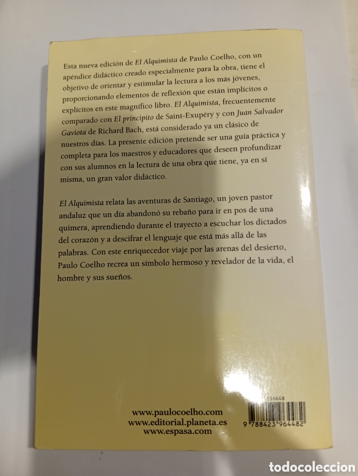 Libros: El alquimista Paulo Coelho - Foto 2