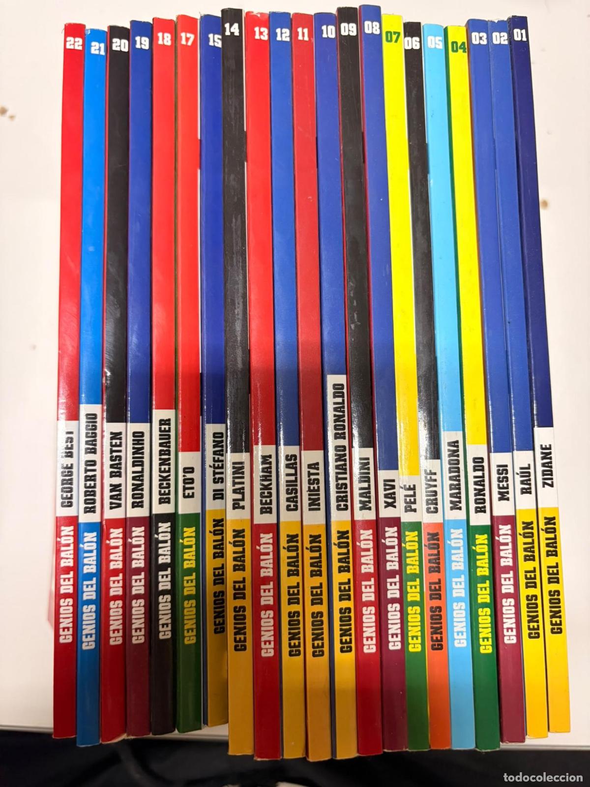 Libros: LIBROS COLECCION CASI COMPLETA (Falta el 16 y 23) MARCA GENIOS DEL BALON -