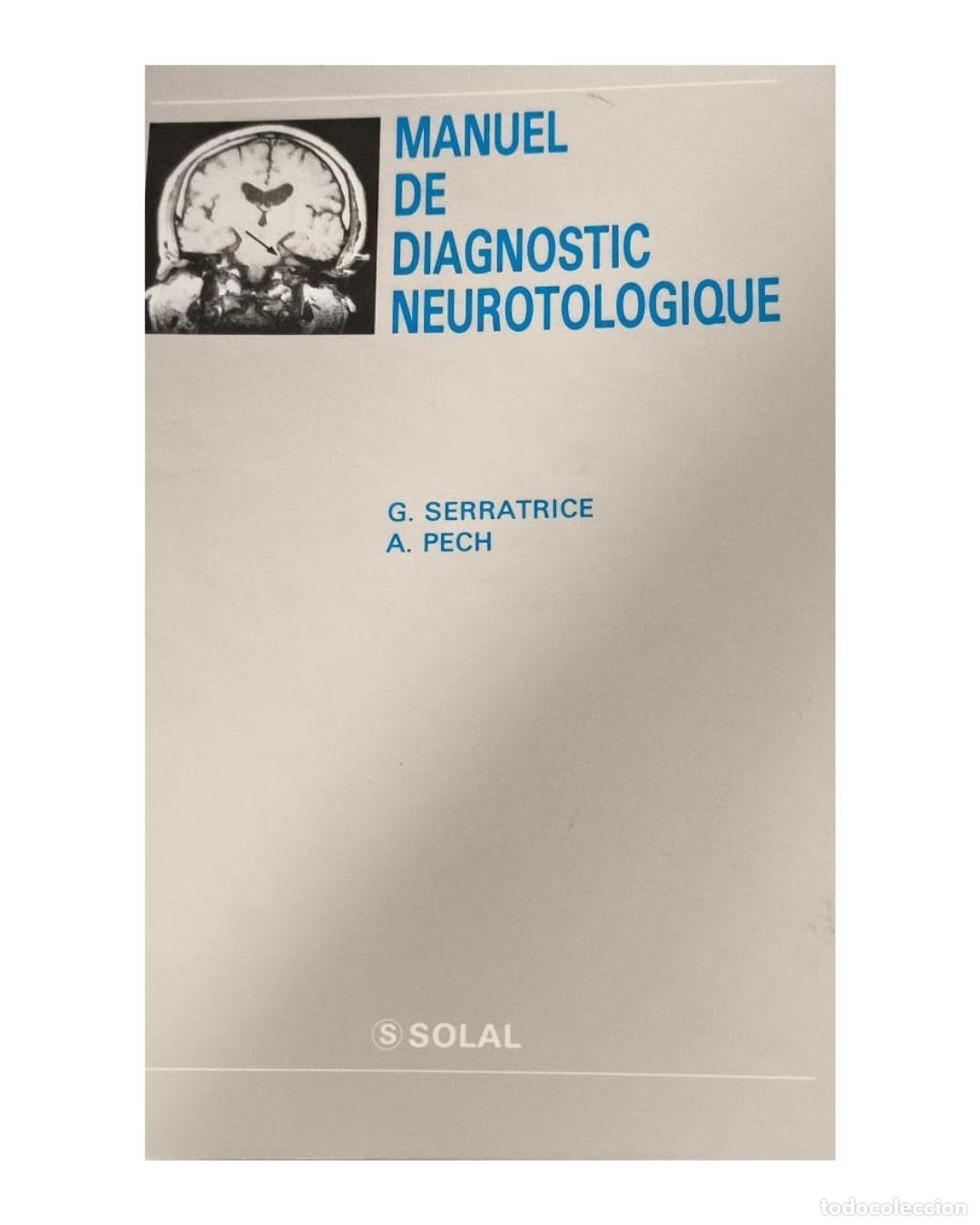 Libros: MANUEL DE DIAGNOSTIC NEROTOLOGIQUE - VV.AA - Foto 1