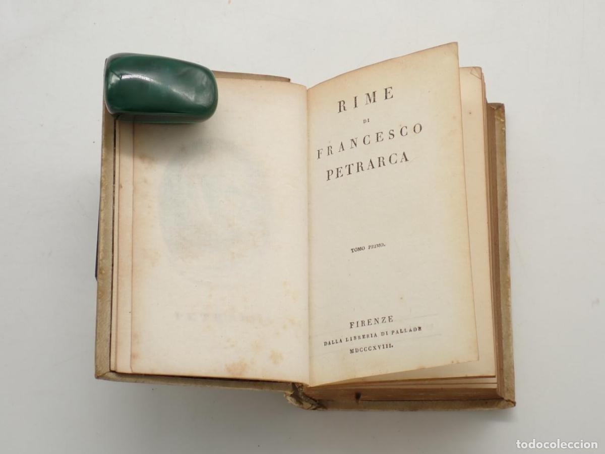 Libros: Rime di Francesco Petrarca - PETRARCA, Francesco - Foto 4